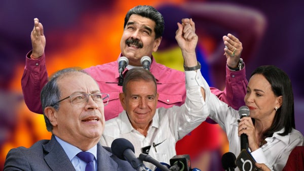 Petro, sin hablar del fraude electoral, le plantea su propuesta de un 'Frente Nacional' a Maduro