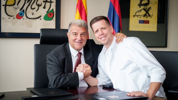 Wojciech Szczesny defenderá la portería del Barça esta temporada