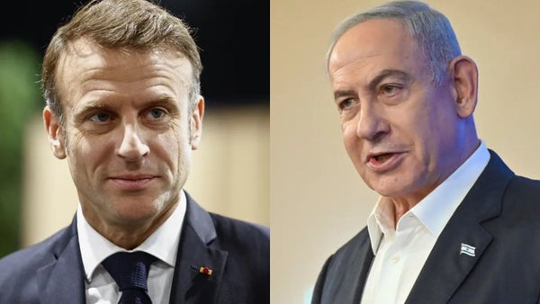 Macron vs Netanyahu: "Israel existe por una decisión de la ONU"