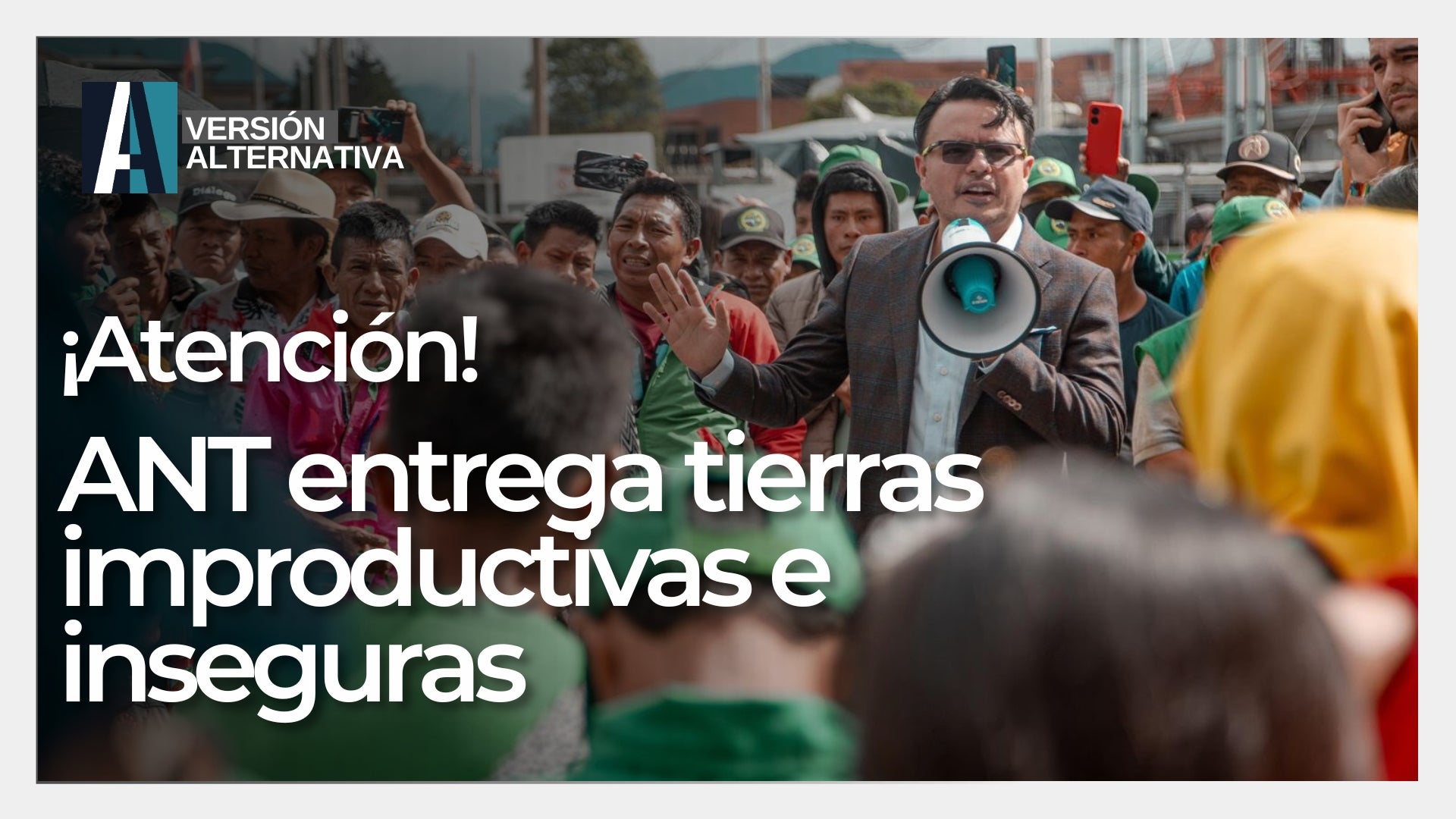 Versión Alternativa Nov 27 de 2024 revista alternativa // alternativa // w radio // blu radio // caracol // semana // caracol en vivo // bluradio en vivo // Bluradio// Gobierno Nacional // Petro // gobierno del cambio // noticias // ultima hora // denuncia // grave denuncia // denuncia ant // felipe harman // entrega de tierras // Felipe Harman // Agencia Nacional de Tierras // campesinos // firmantes de paz // Colombia // servicios básicos // seguridad en el campo // crisis agraria // tierras no productivas // versión alternativa // reforma agraria // derechos de los campesinos