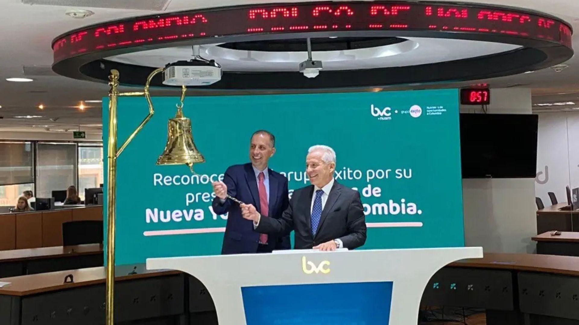 Grupo Éxito// Bolsa de Valores de Nueva York// Revista Alternativa// Noticias Caracol// Noticias RCN// RCN Radio// La FM// Blu Radio// W Radio// Caracol Radio// Red Más Noticias// Revista Semana// Infobae// La Silla Vacía// La Razón// Las 2 Orillas//