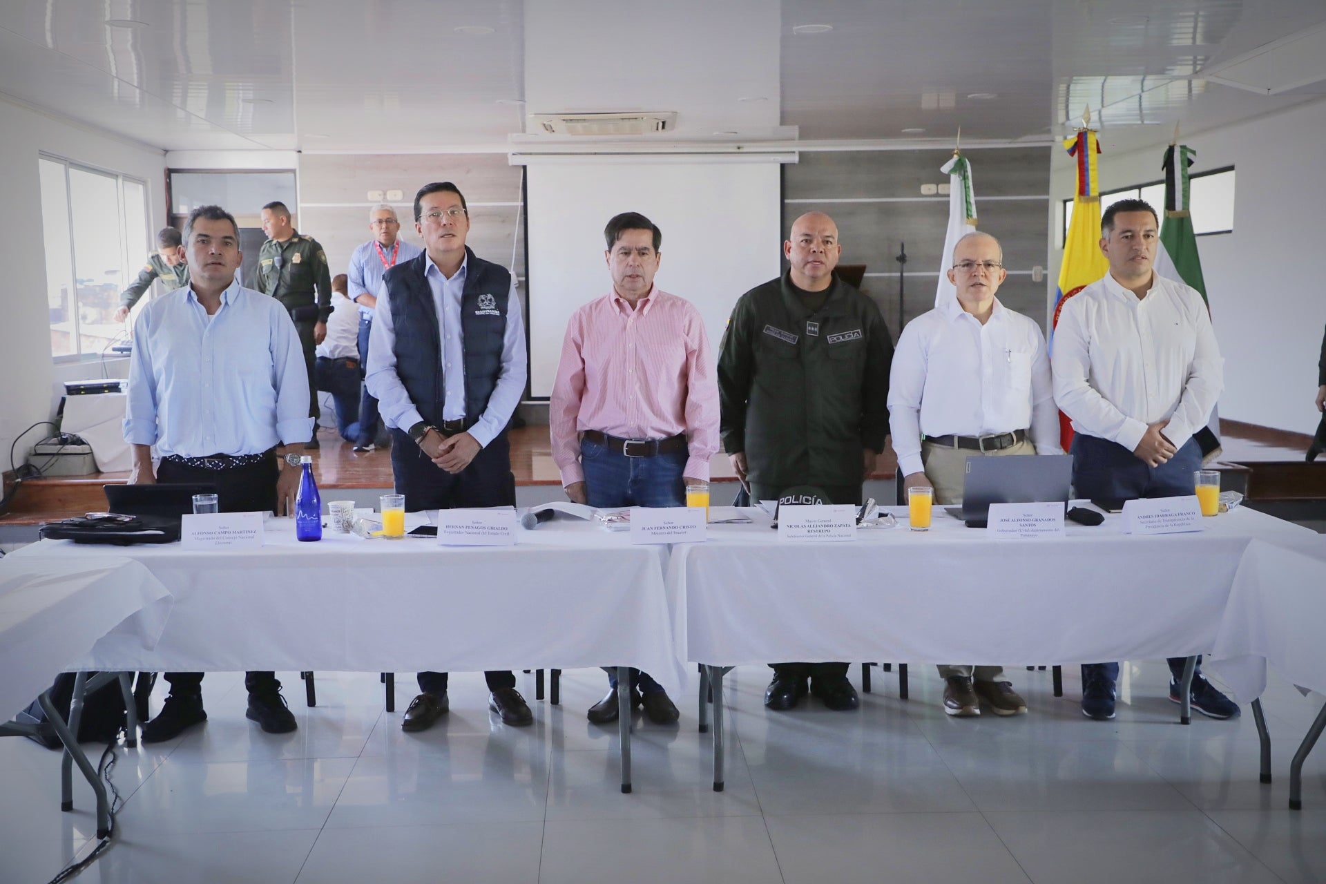 Reunión// Comité Departamental de Coordinación y Seguimiento Electoral// Putumayo//