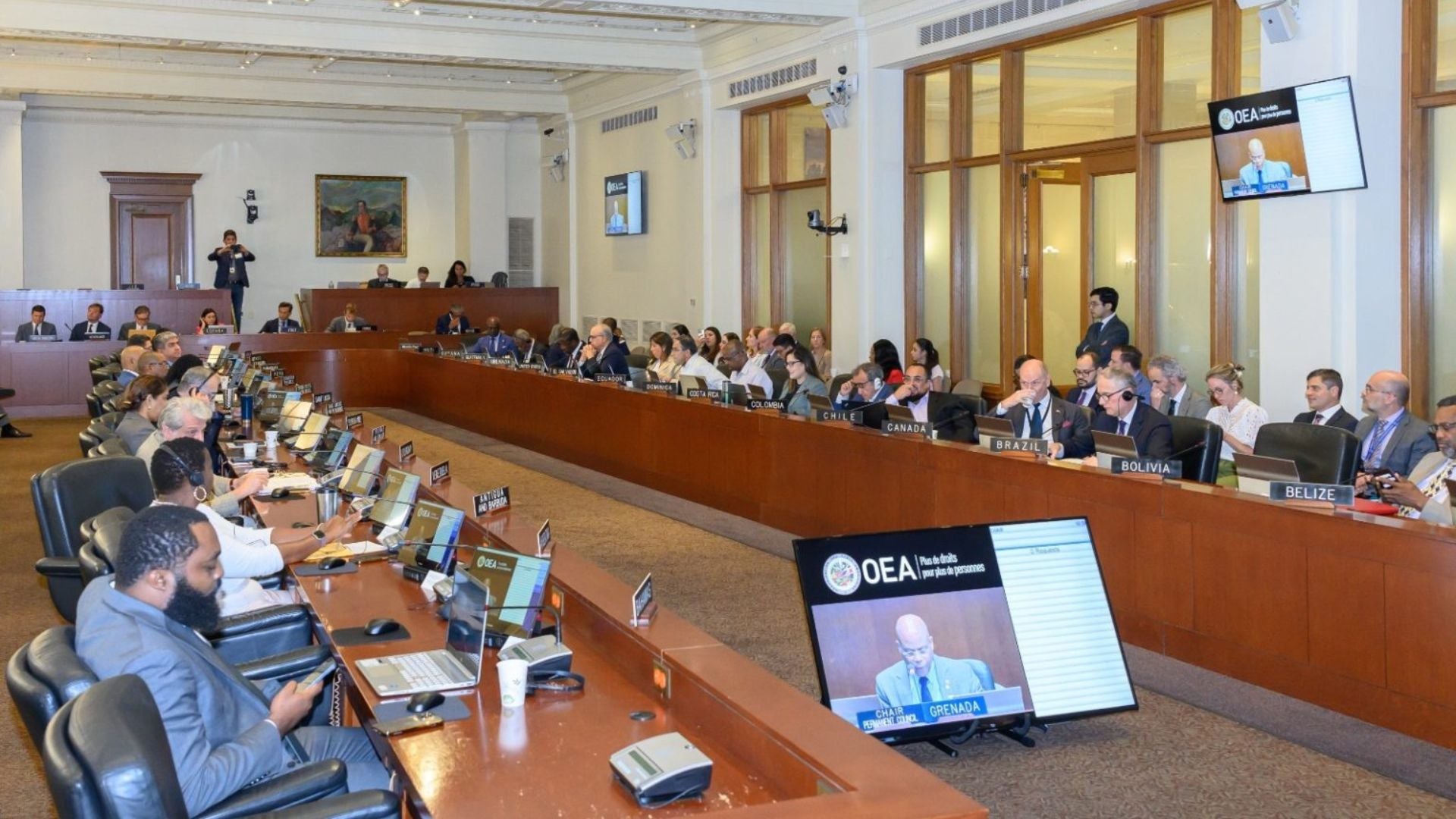 Reunión de la OEA en debate de resolució sobre Venezuela el 16 de agosto de 2024 OEA// Revista Alternativa// Noticias Caracol// Noticias RCN// RCN Radio// La FM// Blu Radio// W Radio// Caracol Radio// Red Más Noticias// Revista Semana// Infobae// La Silla Vacía// La Razón// Las 2 Orillas//