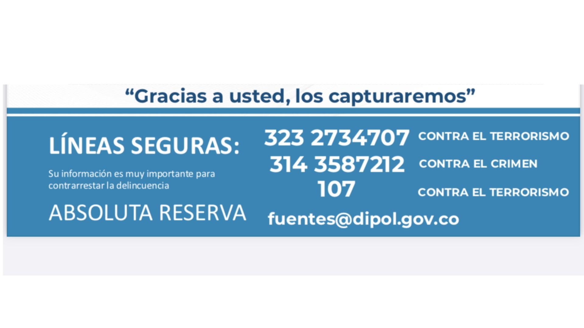 Teléfono y correo de recompensa ELN// Recompensa// Cabecillas del ELN// Catatumbo// Revista Alternativa// Noticias Caracol// Noticias RCN// RCN Radio// La FM// Blu Radio// W Radio// Caracol Radio// Red Más Noticias// Revista Semana// Infobae// La Silla Vacía// La Razón// Las 2 Orillas//