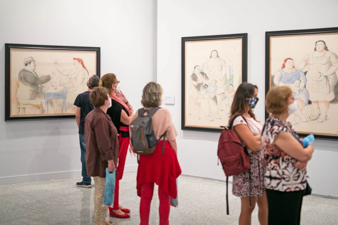 Botero, 60 años de pintura, la mayor muestra dedicada al artista colombiano en España