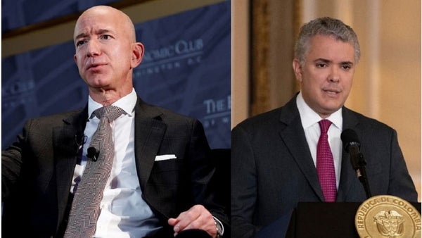 ¿De qué hablaron Iván Duque y el multimillonario Jeff Bezos? ¿De qué hablaron Iván Duque y el multimillonario Jeff Bezos?