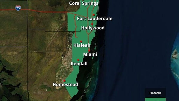 Inundaciones y vuelos cancelados por un fuerte temporal en el sur de Florida