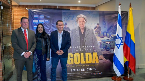 Premiere de Golda, en el Teatro Cinemanía de Bogotá